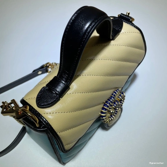 Hyperpeter Handle GG Marmont Top Bag Mini GUCCI 0803